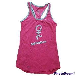 NIKE Dri-Fit sport/athletic tank, pink